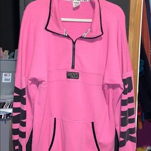 Victoria’s Secret PINK quarter zip sweatshirt
